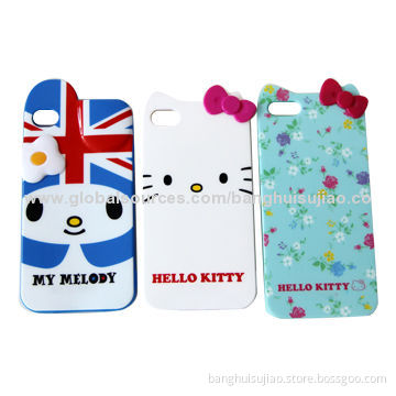 Blue Classic Cute Series Factory Wholesale TPU Cases for iPhone 5/5S, OEM Services Provided